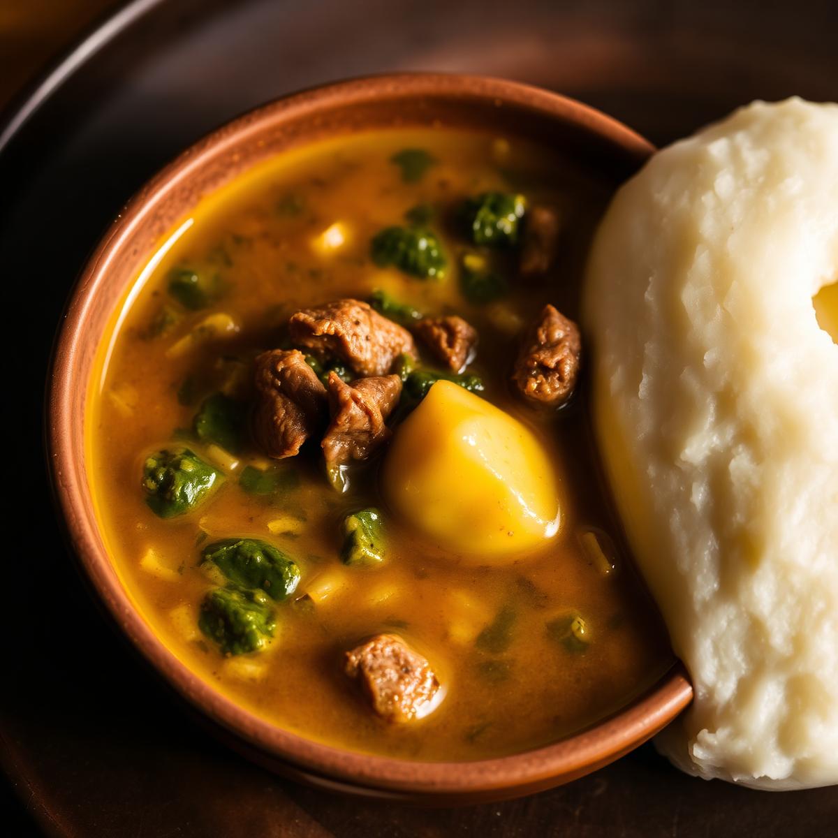 Egusi & Pounded Yam